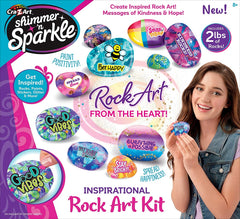 CraZart Shimmer And Sparkle Rock Art 65520 - Colorland Toys