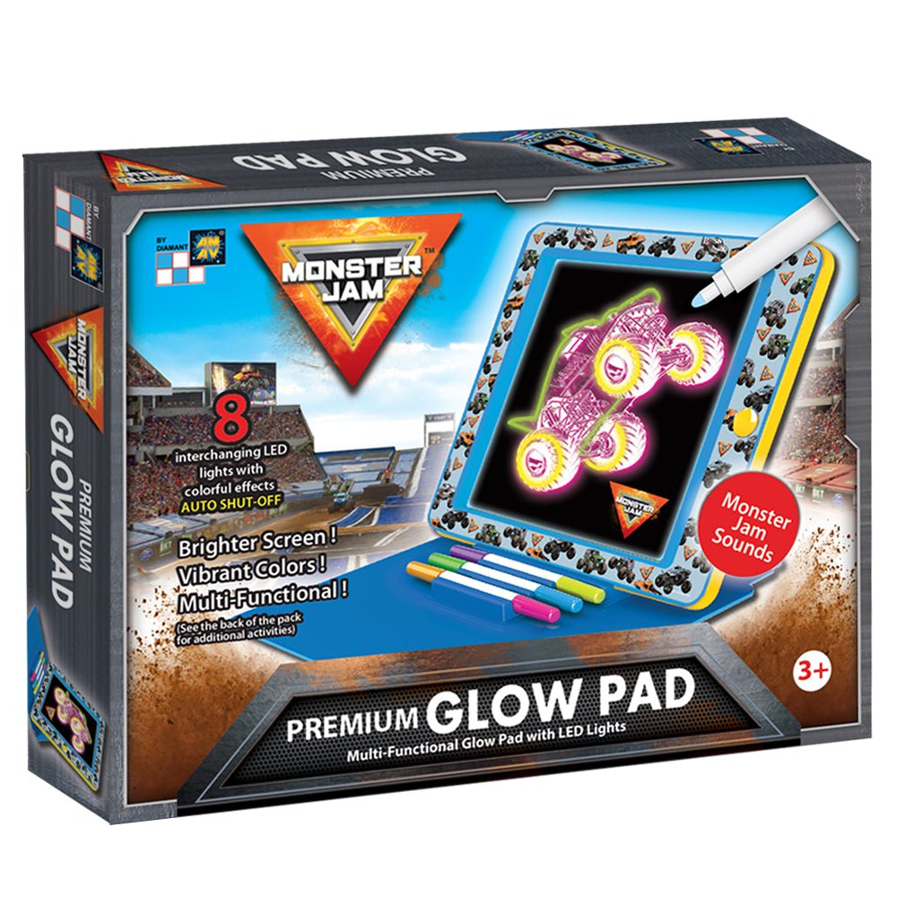 Diamant Monster Jam Premium Glow Pad 3436 - Colorland Toys