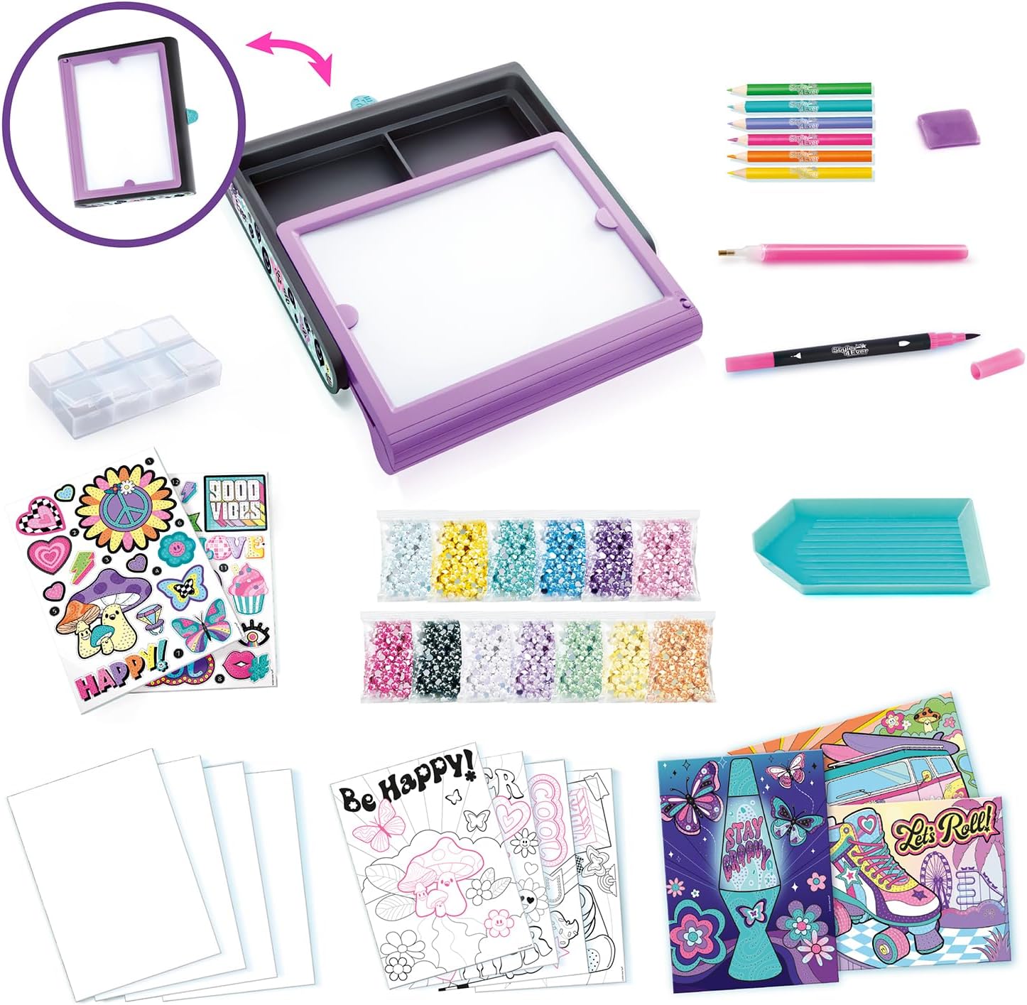 Diamond Art 3 In 1 LED Case OFG300 - Colorland Toys