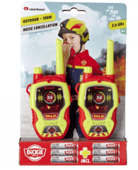 Dickie Toys Walkie Talkie Fire 201118198 - Colorland Toys