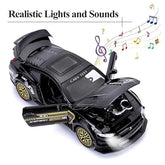 Pullback Metal Diecast Car with Music FY6248-12D