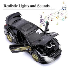 Pullback Metal Diecast Car with Music FY6248-12D