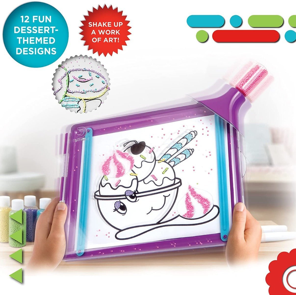 Discovery Art Board Shake and Sprinkle 1306006331 - Colorland Toys