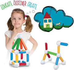 Discovery Magnetic Building Blocks 6000660 - Colorland Toys