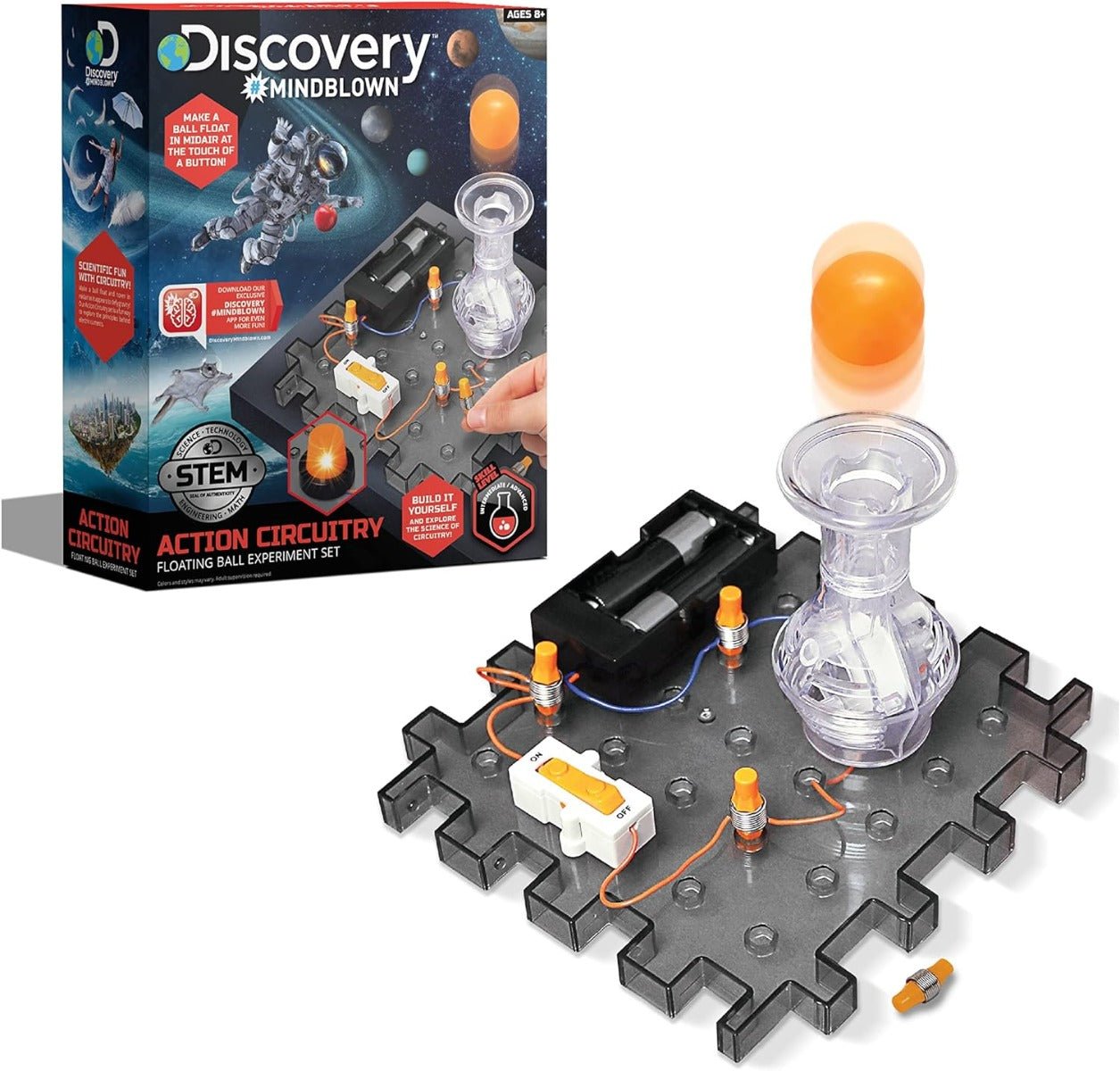 Discovery Mindblown - Action Circuitry Floating Ball Experiment Set - Colorland Toys
