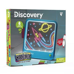Discovery Neon Glow Tablet Light - Up Art Board 1306020820 - Colorland Toys