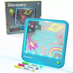 Discovery Neon Glow Tablet Light - Up Art Board 1306020820 - Colorland Toys