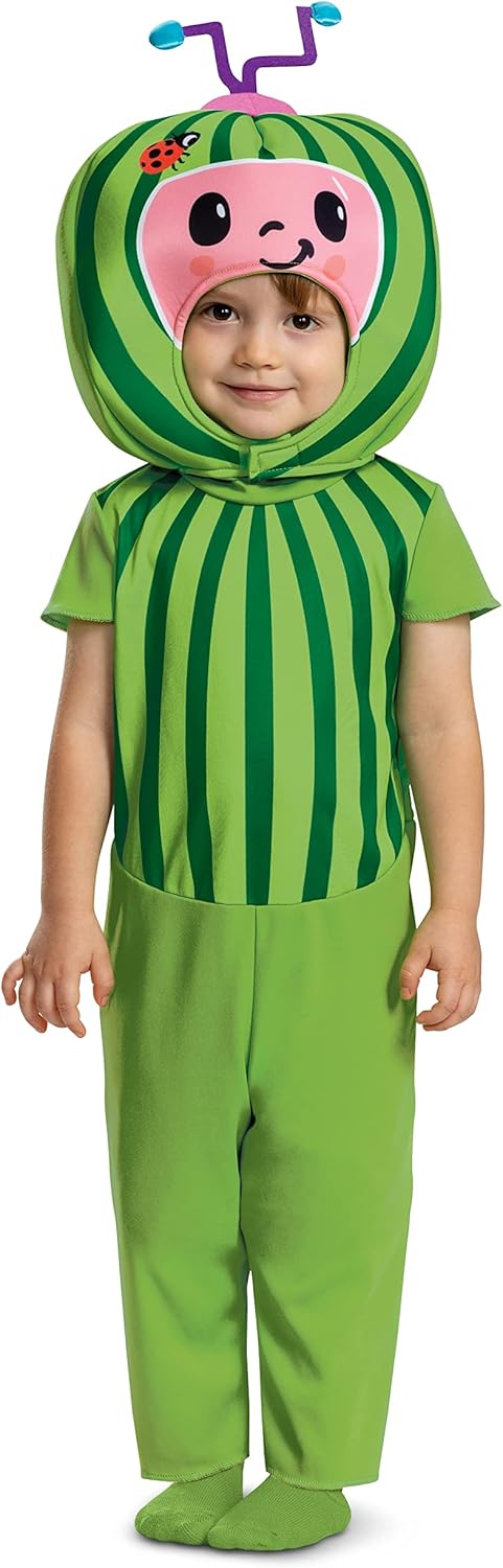 Disguise Cocomelon Costume for Kids, Watermelon Headpiece, 2T
