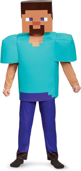 Disguise Steve Deluxe Minecraft Costume, Large (10-12) - Colorland Toys