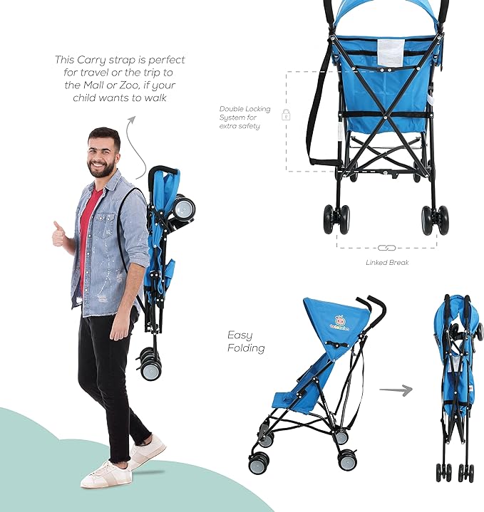 Disney Cocomelon Buggy Stroller B801FT - Colorland Toys