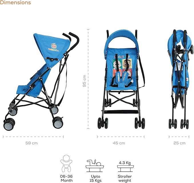 Disney Cocomelon Buggy Stroller B801FT - Colorland Toys