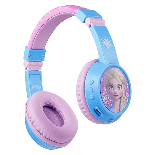 Disney Frozen Padded Bluetooth Headphones DY-9938-FZ