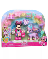 Disney Junior Minnie Mouse Groom & Glam Pony Set 88239 - Colorland Toys