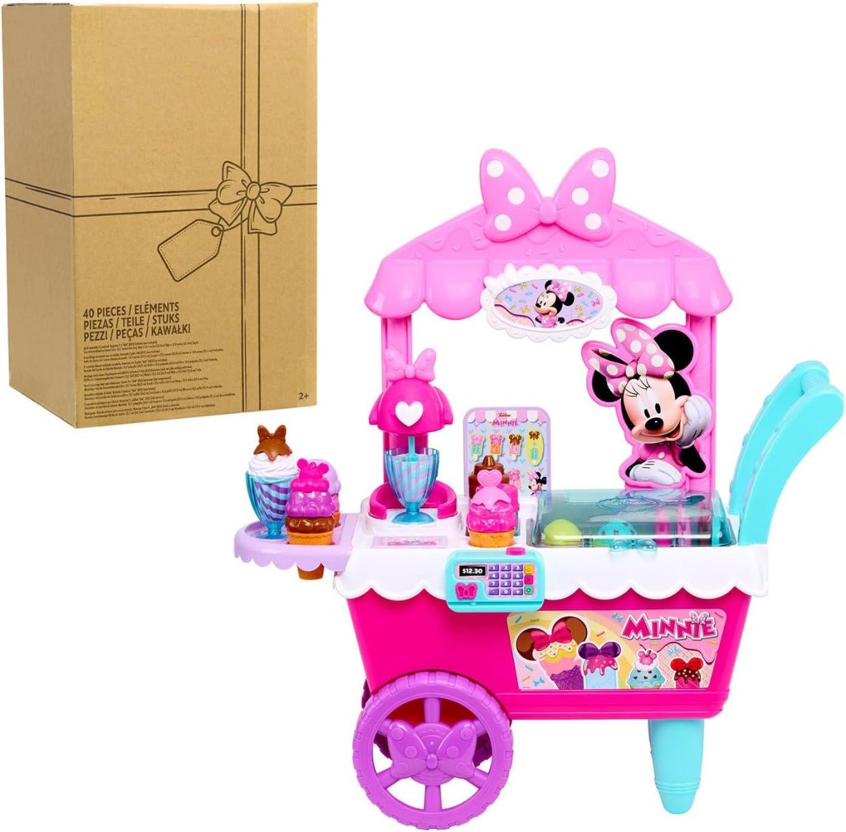 Disney Junior Minnie Mouse Sweets & Treats Ice Cream Cart JP - 88176 - Colorland Toys