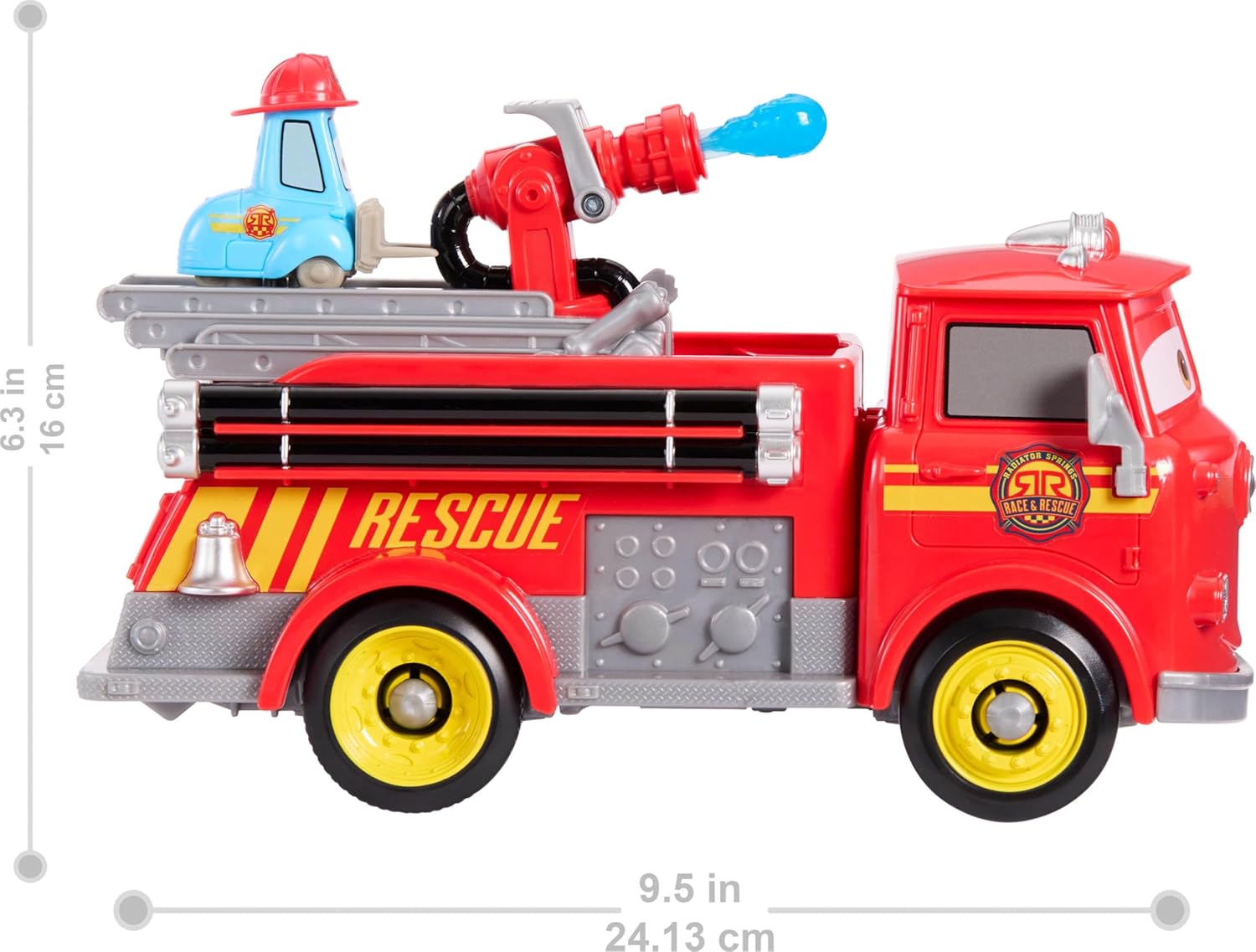Disney Pixar Cars Radiator Springs Race & Rescue Fire Truck Red & Guido JFL54 - Colorland Toys