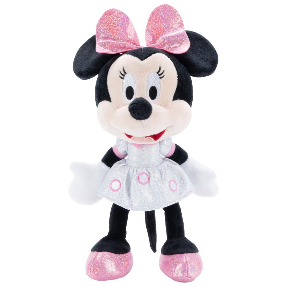 Disney Plush Sparkly Minnie 100th Anniversary Edition M 12inch PDP2200502 - Colorland Toys