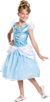 Disney Princess Cinderella Classic Girls' Costume, Blue, Small (4-6x) - Colorland Toys