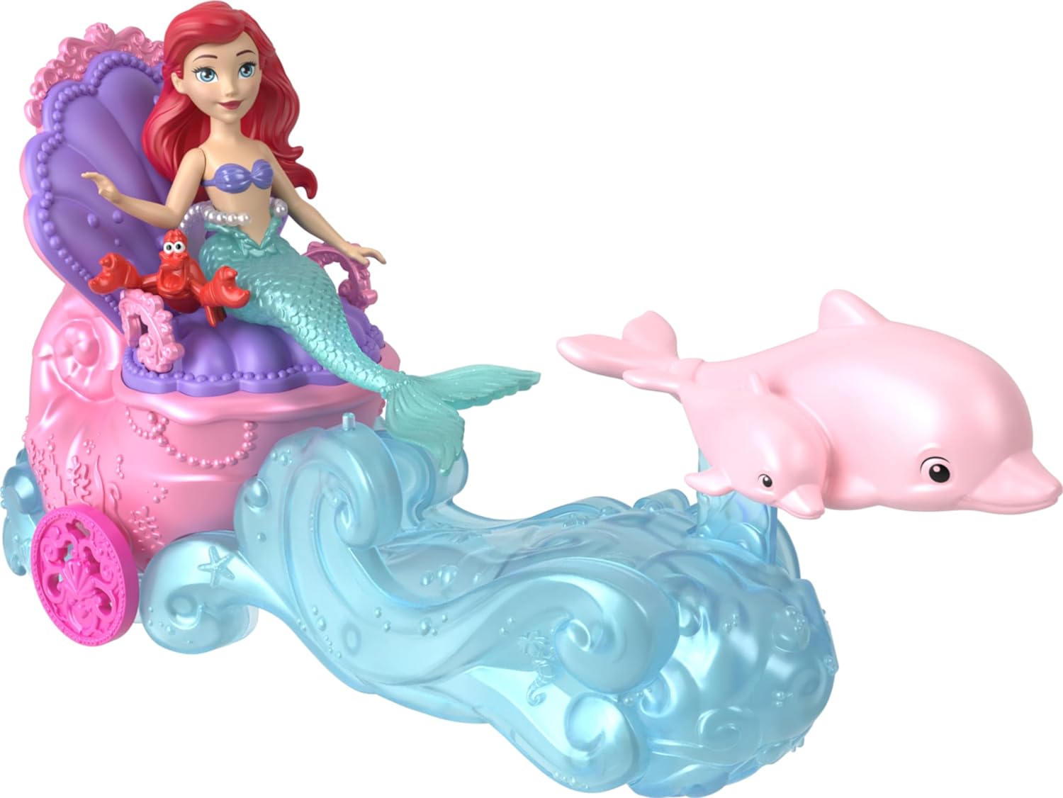 Disney Princess Small Doll - Ariel & Vehicle HLW87 - Colorland Toys