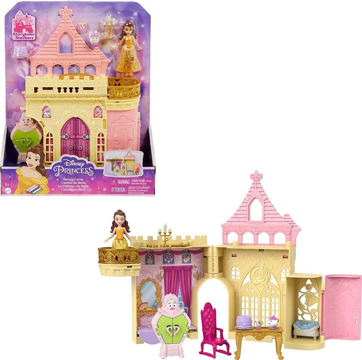 Disney Princess Small Doll with Playset - Belle's Castle HLW94/HLW92 - Colorland Toys