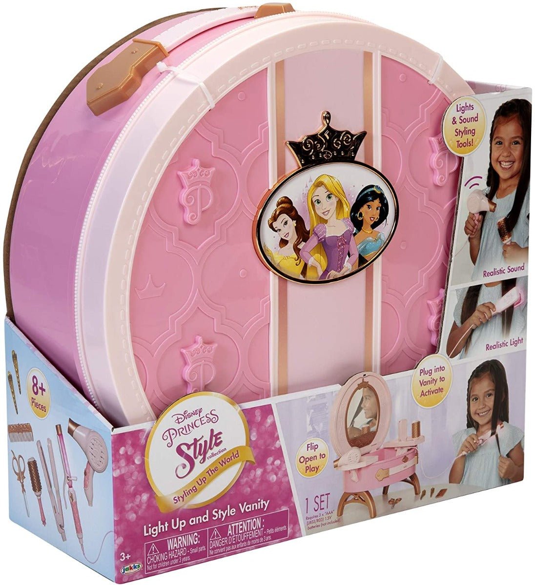 Disney Princess Style Collection Light Up & Style Vanity 210404 - Colorland Toys