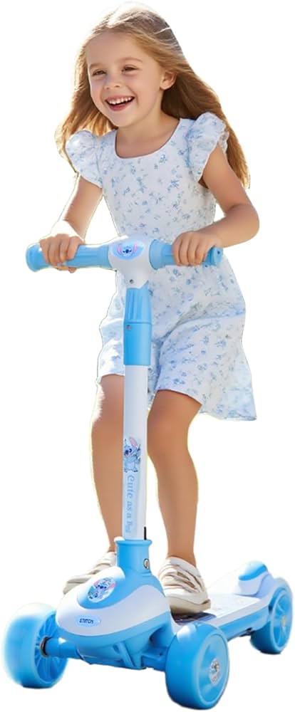 Disney Stitch 3 - Wheel Scooter With Single Light Mode DCA51984 - ST - Colorland Toys