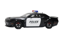 Dodge Challenger Police Die - Cast Car 1:24 Scale – Pullback Toy - Colorland Toys
