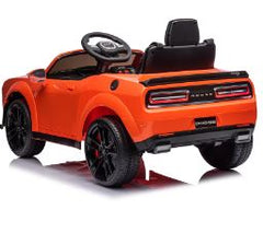 Dodge Challenger SRT Ride On Car 12V/2M,Orange - Colorland Toys