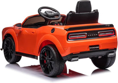 Dodge Challenger SRT Ride On Car 12V/2M,Orange - Colorland Toys