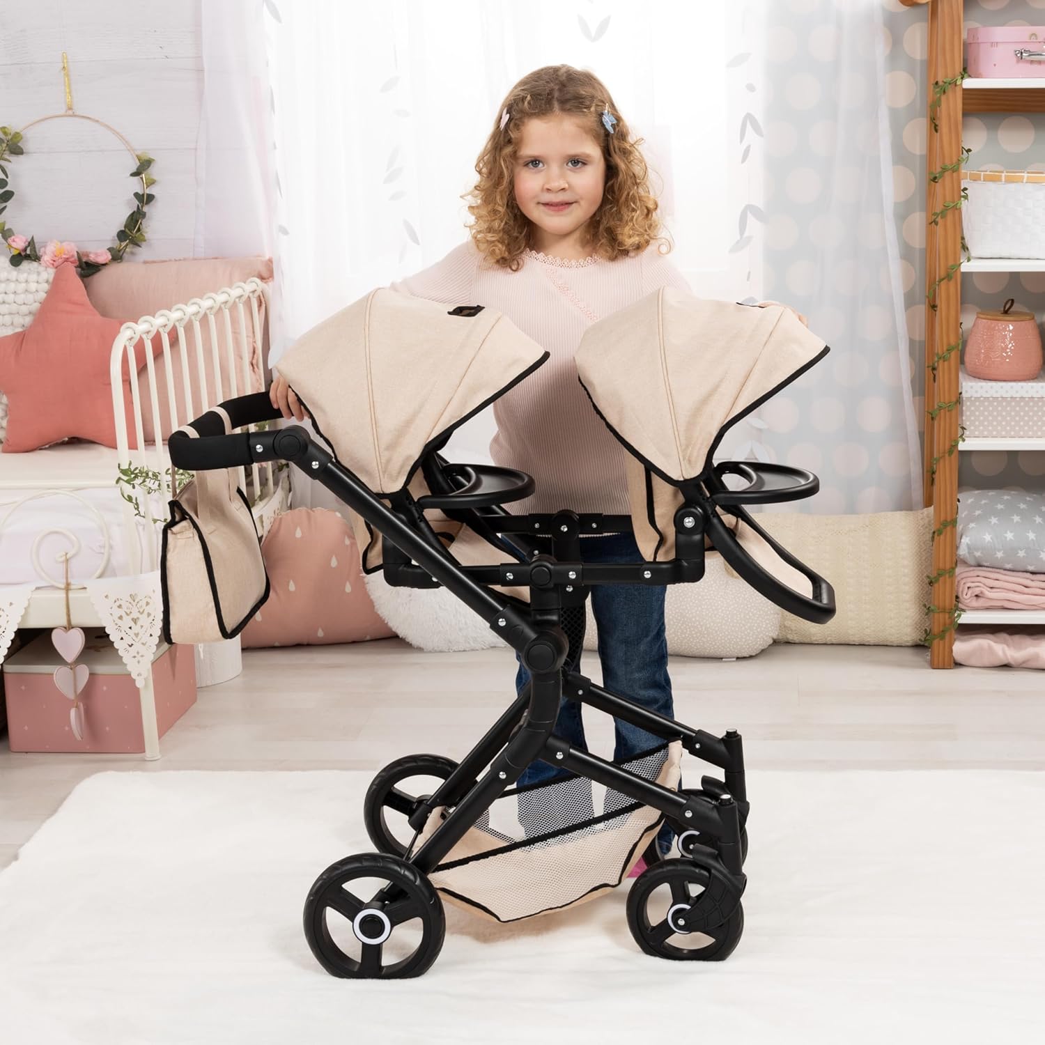 Dolls Pram Twin Neo 26275AA - Colorland Toys