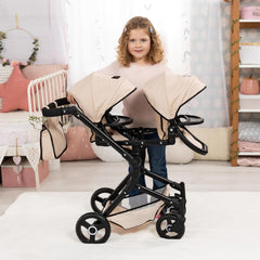 Dolls Pram Twin Neo 26275AA - Colorland Toys