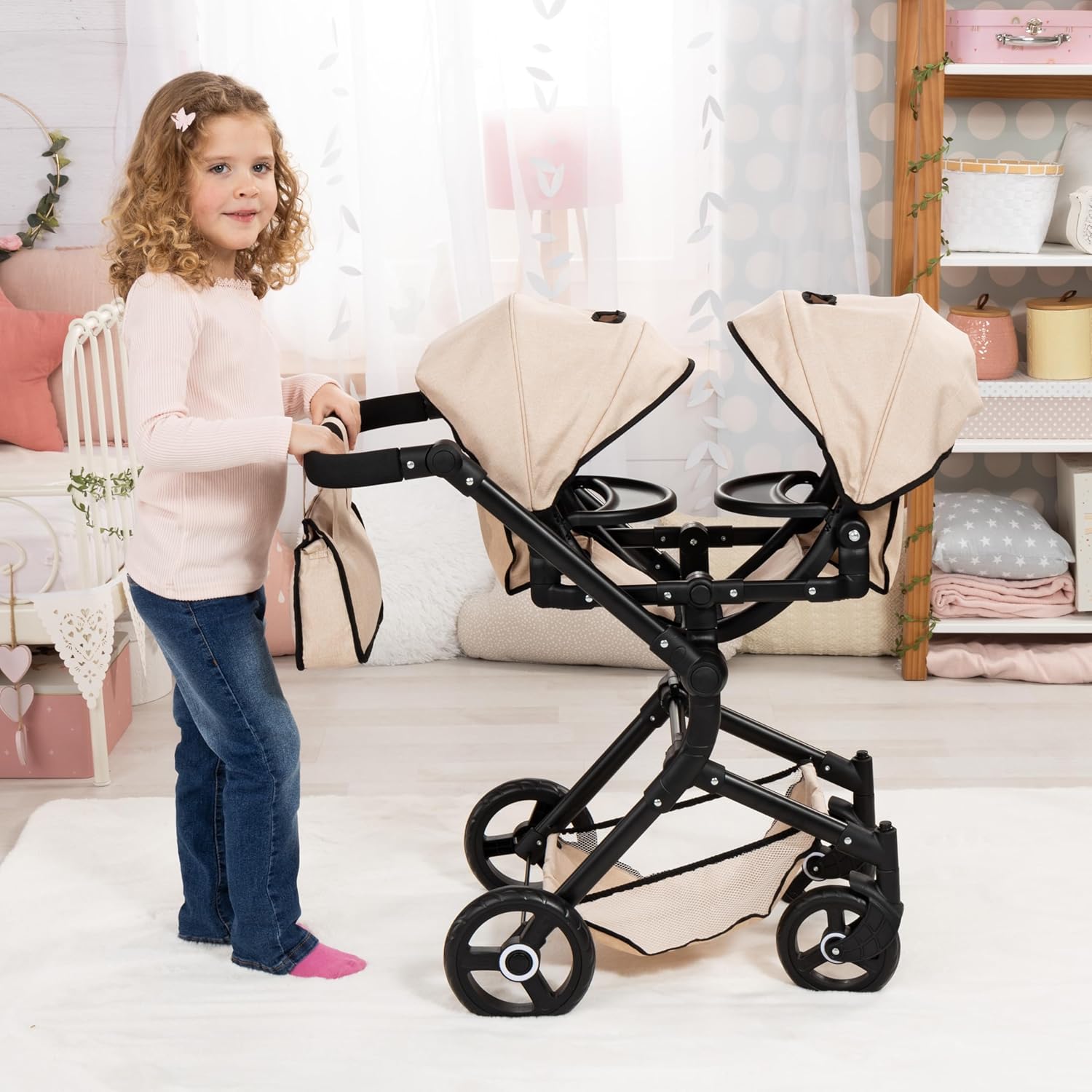 Dolls Pram Twin Neo 26275AA - Colorland Toys