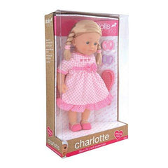 Dolls World Charlotte Soft Bodied Doll 14inch 8112 - Colorland Toys