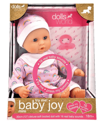 Dolls World Mini Baby Joy With Sound 30cm 8154 - Colorland Toys