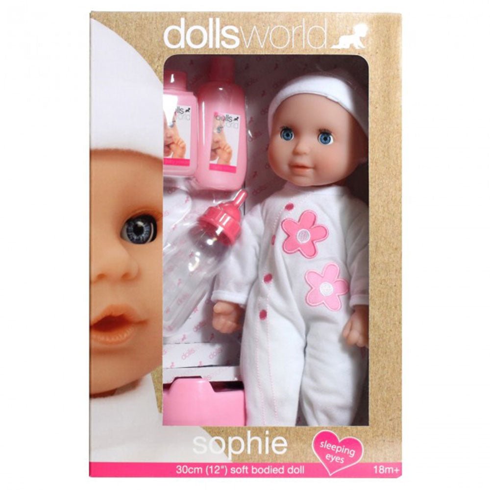 Dolls World Sophia Soft Body Doll with Deluxe Hair 16inch 8813 - Colorland Toys