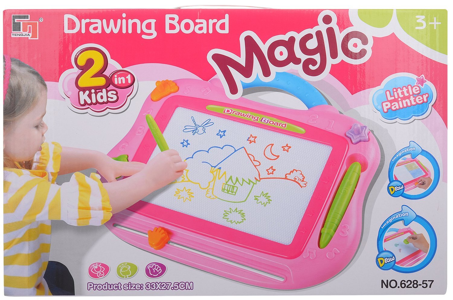 Drawing Board Magic Little Painter Pink 628 - 57 - Colorland Toys