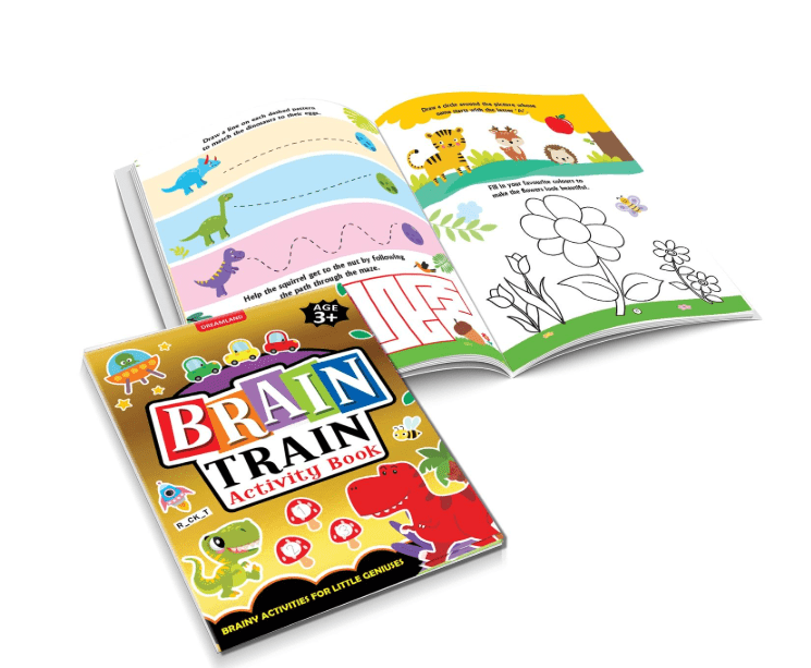 Dreamland Brain Train Activity Book 86992 - Colorland Toys