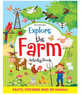 Dreamland Explore the Farm Activity Book with Sticker 81934 - Colorland Toys
