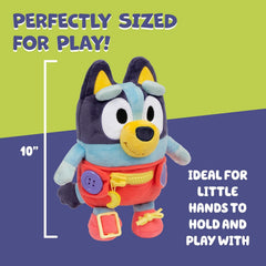 Dress & Play Baby Bluey Plush – Learn to Dress Doll for Toddlers - Colorland Toys