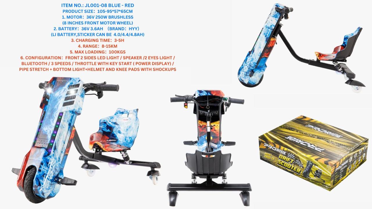 Drift Scooter 36V Mix PR001 - 08 - Colorland Toys