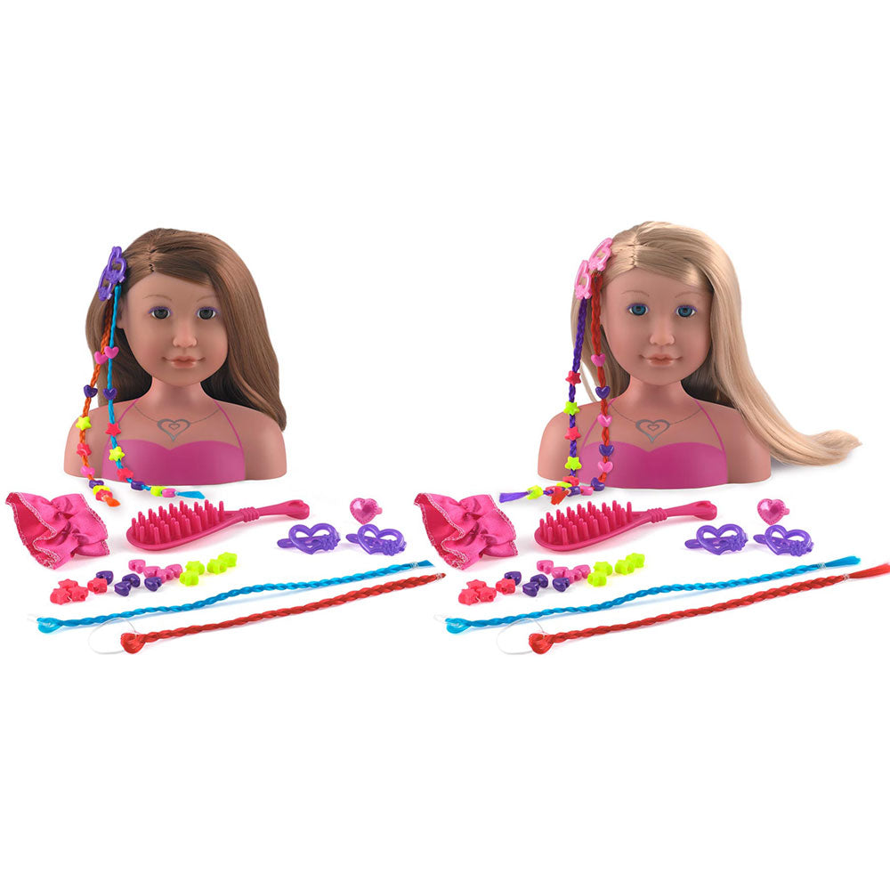 Dolls World Ashley Styling Head Play Set 1pc Assorted 8584 - Colorland Toys