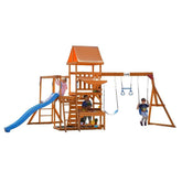 DYNAMIC SPORTS ARABIAN PRONGHORN WOODEN SWING SET - Colorland Toys
