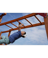 DYNAMIC SPORTS ARABIAN PRONGHORN WOODEN SWING SET - Colorland Toys