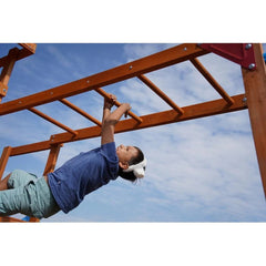 DYNAMIC SPORTS ARABIAN PRONGHORN WOODEN SWING SET - Colorland Toys