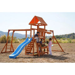 DYNAMIC SPORTS ARABIAN PRONGHORN WOODEN SWING SET - Colorland Toys