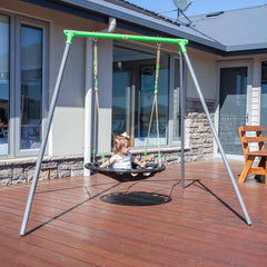 Dynamic Sports Fennic Fox Nest Metal Swing Set LK29 - Colorland Toys