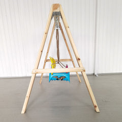 Dynamic Sports Growing Giraffe Wooden Swing Set LK77 - Colorland Toys