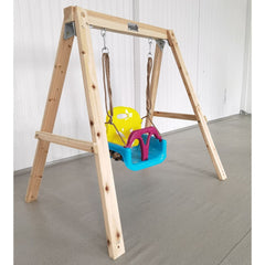 Dynamic Sports Growing Giraffe Wooden Swing Set LK77 - Colorland Toys