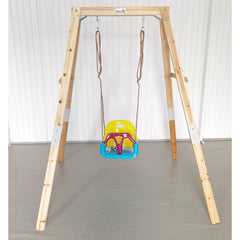 Dynamic Sports Growing Giraffe Wooden Swing Set LK77 - Colorland Toys