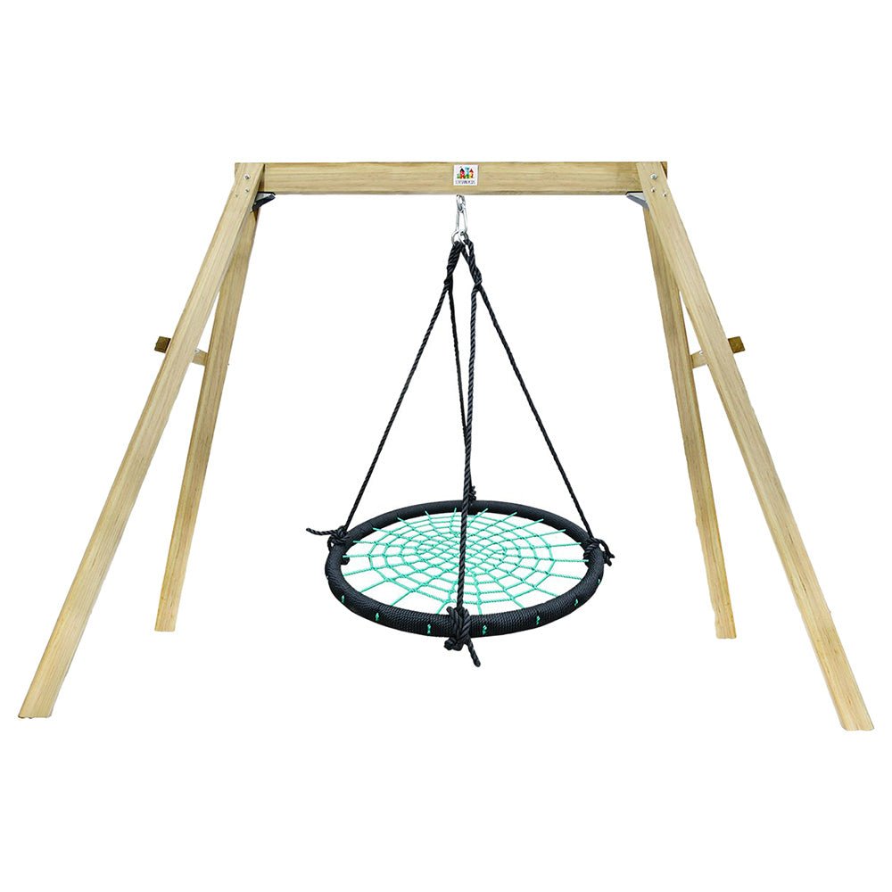 Dynamic Sports Masked Weaver Wooden Nest Swing Set - Colorland Toys