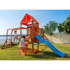 Dynamic Sports Olympia Wooden Swingset WP-745 - Colorland Toys